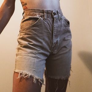 High waisted shorts